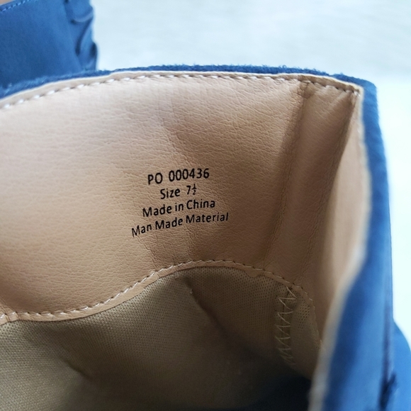 Journee Collection Cyan ankle booties sz 7.5 - Picture 6 of 8